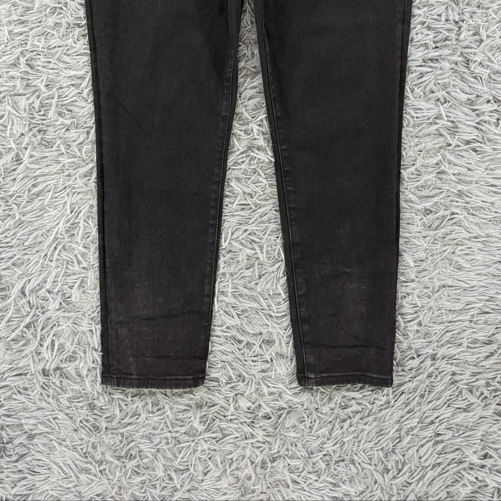 Abercrombie & Fitch Jeans Women's 14 Short Black Super Skinny High Rise Stretch - Picture 3 of 9